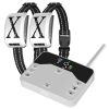2 In 1 Wireless Electric Dog Fence Waterproof Pet Shock Boundary Containment System Electric Training Collar with 2 Receiver Collars for Small Medium